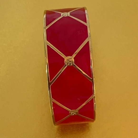 Victoria’s Secret Magenta Pink & Gold Bangle - Picture 10 of 10
